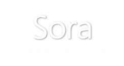 そら 切妻屋根の2階建ての家